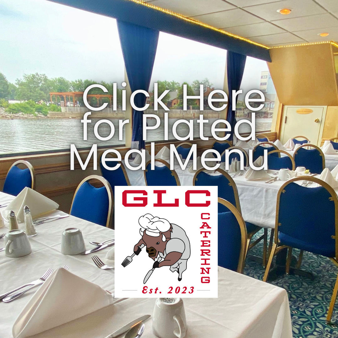 image of a plated meal aboard the Grand Lady